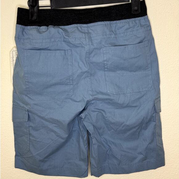 NEW WITH TAGS BOYS FREE PLANET BLUE CARGO DRAW STRING SHORTS SIZE 12 - Picture 2 of 8